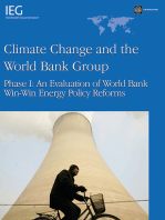 Climate Change and the World Bank Group: Phase I - An Evaluation of World Bank Win-Win Energy Policy Reforms