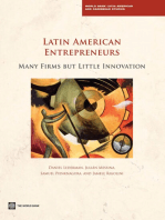 Latin American Entrepreneurs: Many Firms but Little Innovation