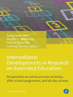 International Developments in Research on Extended Education: Perspectives on extracurricular activities, after-school programmes, and all-day schools