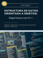 Estructura De Datos Orientada A Objetos: Algoritmos con C++