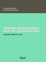 Filosofia da Psicanálise: livro de comunicações