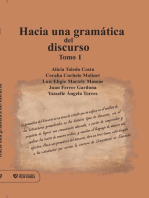 Hacia uma gramática del discurso. Tomo I