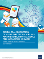 : Digital Transformation of Multilevel Tax Policies and Administration for Resilience and Sustainable Growth