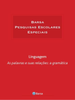 Temática - Linguagem - Palavras Relações Gramática