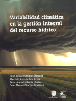 Variabilidad climática en la gestión integral del recurso hídrico