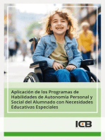 Aplicación de los Programas de Habilidades de Autonomía Personal y Social del Alumnado con Necesidades Educativas Especiales