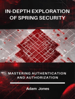 In-Depth Exploration of Spring Security: Mastering Authentication and Authorization