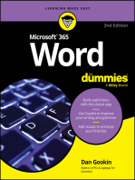 Microsoft 365 Word For Dummies