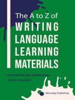 The A To Z Of Writing Language Learning Materials