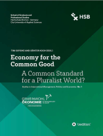 Economy for the Common Good: A Common Standard for a Pluralist World?