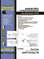 AutoCAD 2025: A Problem - Solving Approach, Basic and Intermediate, 31st Edition