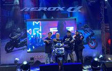 Launching di Bandung, Aerox Alpha Disuntik Promo, Gratis Hoodie Prostreet Pula