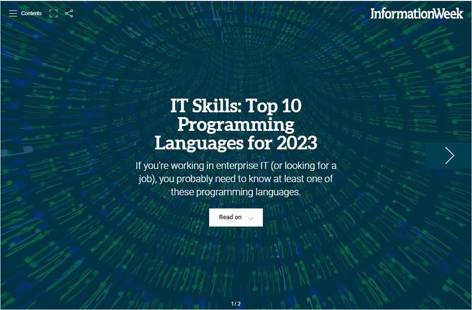 IT Skills: Top 10 Programming Languages for 2023