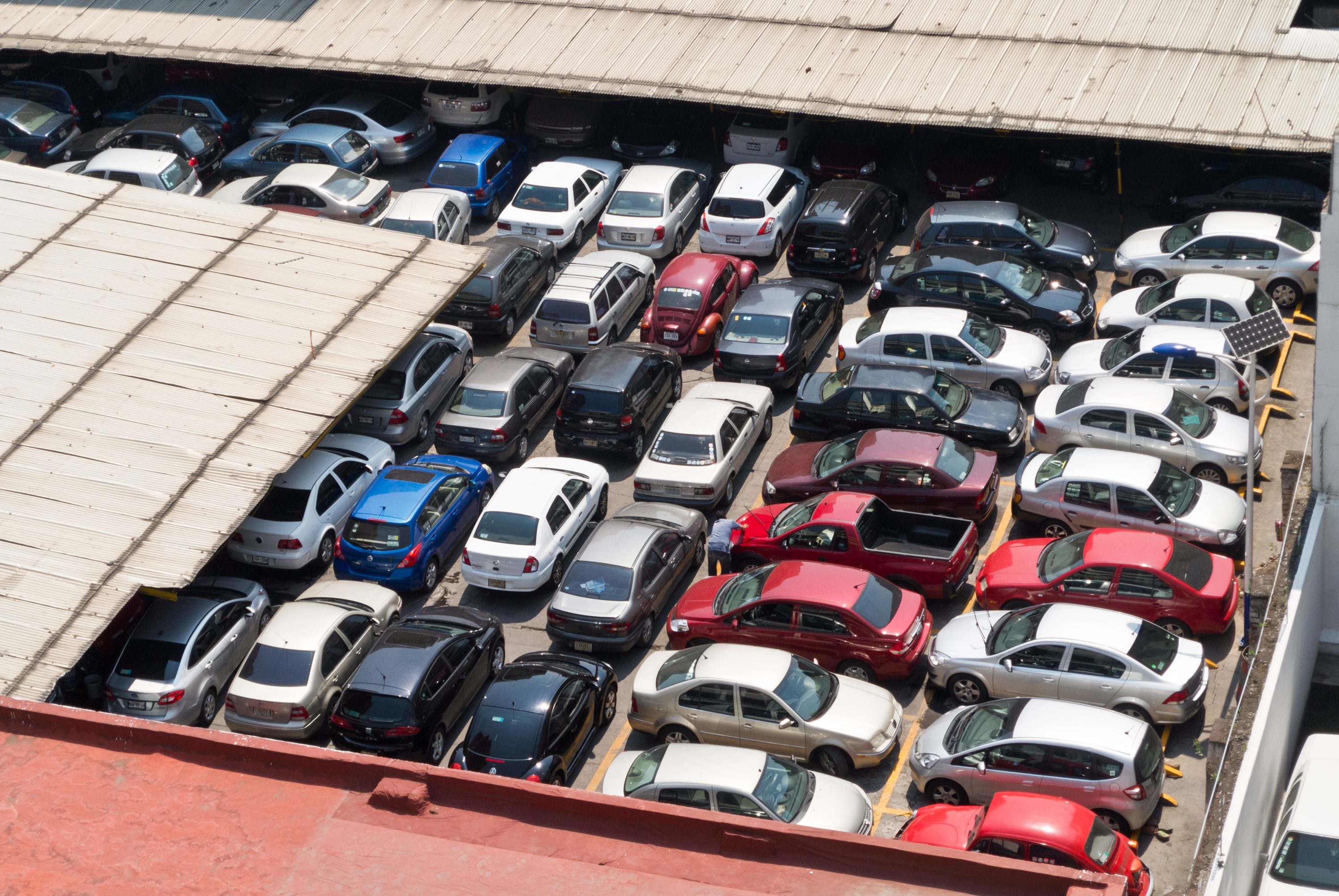 Estacionamiento lleno