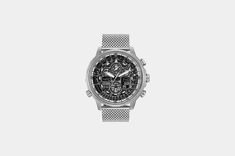 Citizen’s Mens Stainless Steel Navihawk Watch