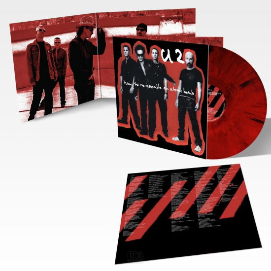 Cover for U2 · How to Re-Dismantle an Atomic Bomb (LP) [Black Friday 2024 Red / Black Marble Vinyl edition] (2024)