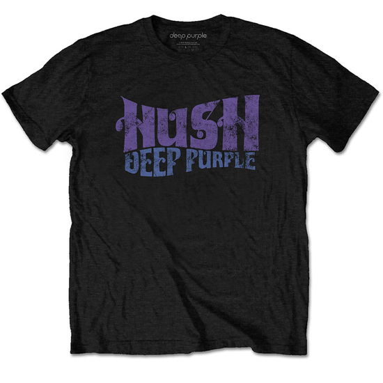 Cover for Deep Purple · Deep Purple Unisex T-Shirt: Hush (T-shirt) [size S] [Black - Unisex edition] (2020)