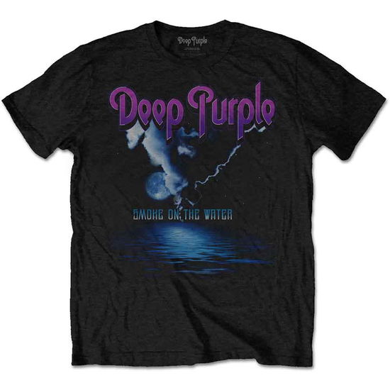 Cover for Deep Purple · Deep Purple Unisex T-Shirt: Smoke On The Water (T-shirt) [size S] [Black - Unisex edition] (2018)