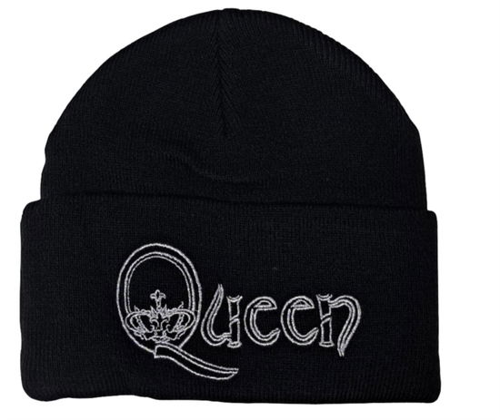 Cover for Queen · Queen - Silver Lurex Crown Q Beanie (Beanie) (2024)