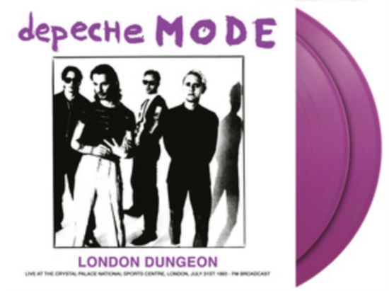 Cover for Depeche Mode · London Dungeon: Live At The Crystal Palace National Sports Centre. London. July 31st 1993 - Fm Broadcast (Purple Vinyl) (LP) (2025)