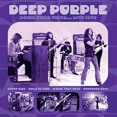 Cover for Deep Purple · Doing Their Thing… Live 1970 (Purple 10&quot;) (10&quot;) (2023)