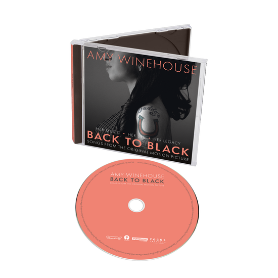 Cover for Amy Winehouse &amp; Various Artists · Back to Black - Music from the Original Motion Picture (CD) (2024)