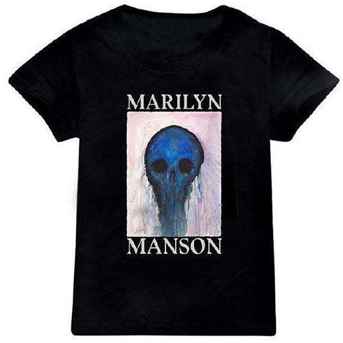 Cover for Marilyn Manson · Marilyn Manson Kids T-Shirt: Halloween Painted Hollywood (11-12 Years) (T-shirt) [size 11-12yrs] [Black - Kids edition] (2020)