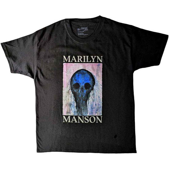 Cover for Marilyn Manson · Marilyn Manson Kids T-Shirt: Halloween Painted Hollywood (12-13 Years) (T-shirt) [size 12-13yrs] [Black - Kids edition] (2020)