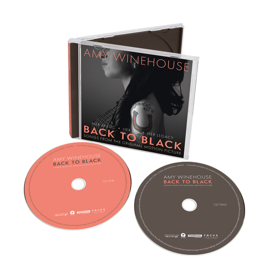 Cover for Amy Winehouse &amp; Various Artists · Back to Black - Music from the Original Motion Picture (CD) [Deluxe edition] (2024)