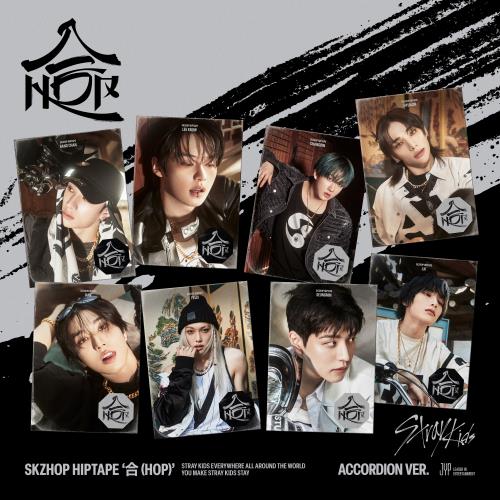 Cover for STRAY KIDS · SKZhop HipTape [合 (HOP)] (CD/Merch) [Accordion + Pre-order Selfie Photocard edition] (2024)