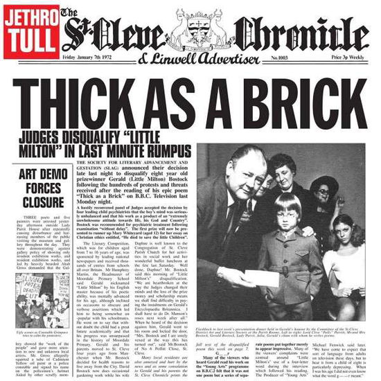 Cover for Jethro Tull · Thick As A Brick (LP) [2012 Steven Wilson Remix edition] (2015)