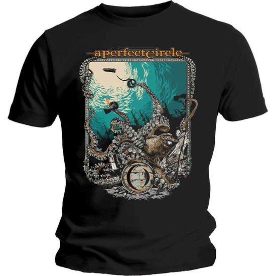 Cover for A Perfect Circle · A Perfect Circle Unisex T-Shirt: The Depths (T-shirt) [size S] [Black - Unisex edition] (2018)