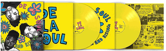 Cover for De La Soul · 3 Feet High Feet And Rising (LP) [Limited Yellow Vinyl Reissue edition] (2023)