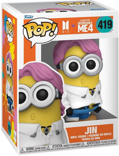 Cover for BTS Funko Pop! Rocks: · FUNKO POP! Movies: Despicable Me 4 - Jin (Funko POP!) [Jin edition] (2024)