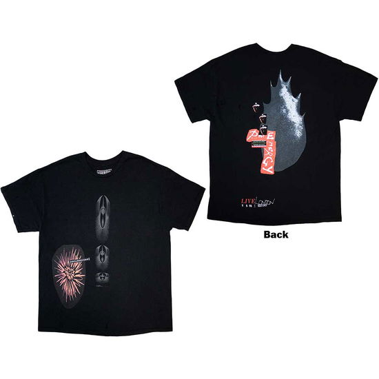 Cover for Travis Scott · Travis Scott Unisex T-Shirt: Summer Run 2023 London (Black) (Back Print &amp; Ex-Tour) (T-shirt) [size XXL] (2024)