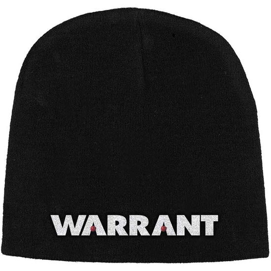 Cover for Warrant · Warrant Unisex Beanie Hat: Logo (TØJ) [Black - Unisex edition] (2021)