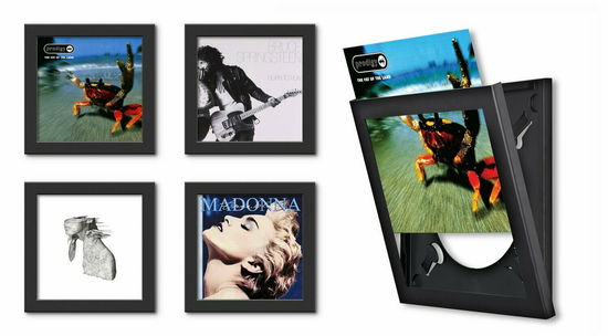 Cover for Show and Listen · LP Flip Frame 4 Pack (Black) (Vinyl Mount) (2021)