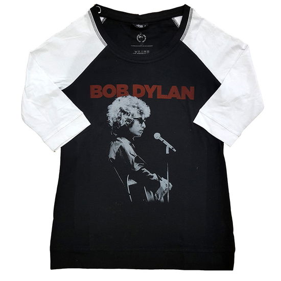 Cover for Bob Dylan · Bob Dylan Ladies Raglan T-Shirt: Sound Check (T-shirt) [size XS] [Black, White - Ladies edition] (2020)