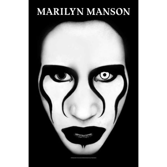 Cover for Marilyn Manson · Marilyn Manson Textile Poster: Defiant Face (Plakat) (2020)