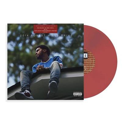 Cover for J. Cole · 2014 Forest Hills Drive (10 Year Anniversary Vinyl) (LP) [Red Vinyl edition] (2024)