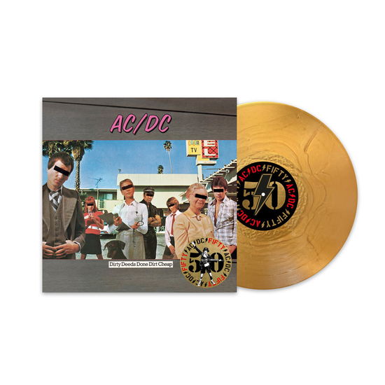 Cover for Ac/Dc · Dirty Deeds Done Dirt Cheap (LP) [Limited Gold Vinyl edition] (2024)