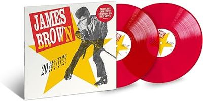 Cover for James Brown · 20 All-time Greatest Hits (LP) [Red Vinyl edition] (2024)