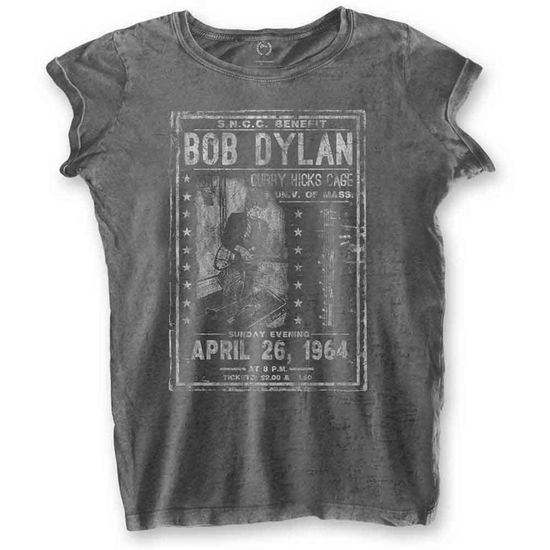 Cover for Bob Dylan · Bob Dylan Ladies Burnout T-Shirt: Curry Hicks Cage (T-shirt) [size L] [Grey - Ladies edition] (2017)