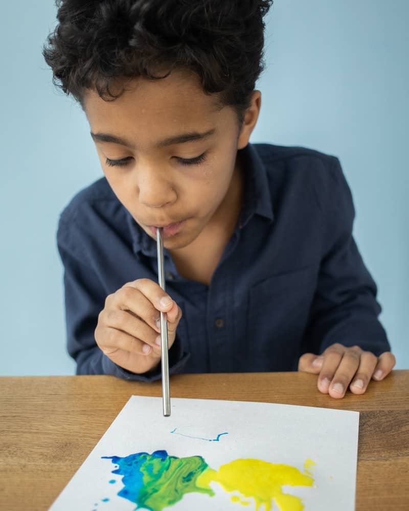 Kids love to paint, but it can be hard for them to get started. Learn more about straw painting art and how to create art with straws with your child.