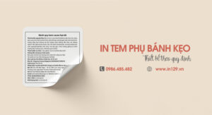 In tem phụ bánh kẹo