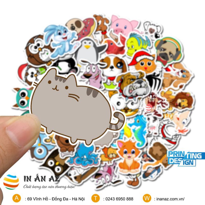 Các hình sticker dễ thương: \