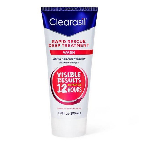 Clearasil Rapid rescue deep treatment wash