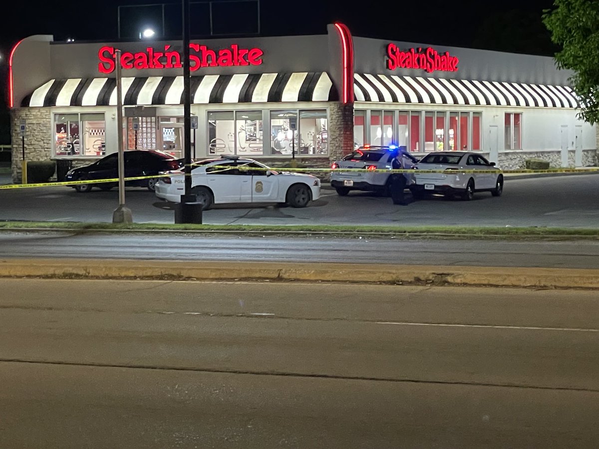 Still an active scene hours later. IMPD investigating a shooting that left one dead and 3 injured in the parking lot of a Steak  n Shake on Indy's south side