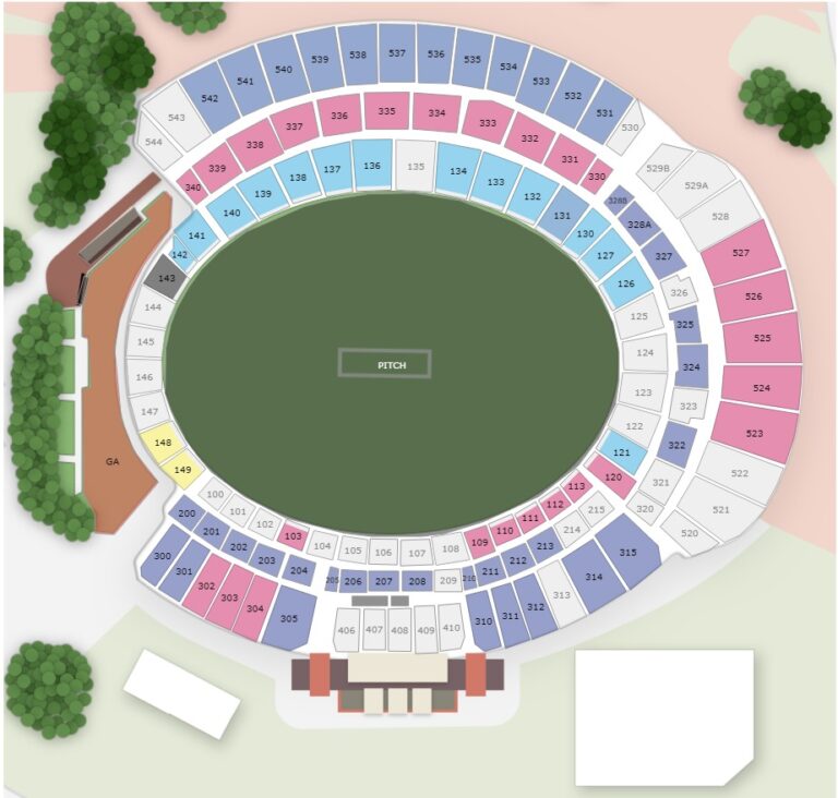 Adelaide Oval T20 World Cup Seating map, Ticket Prices, Schedule