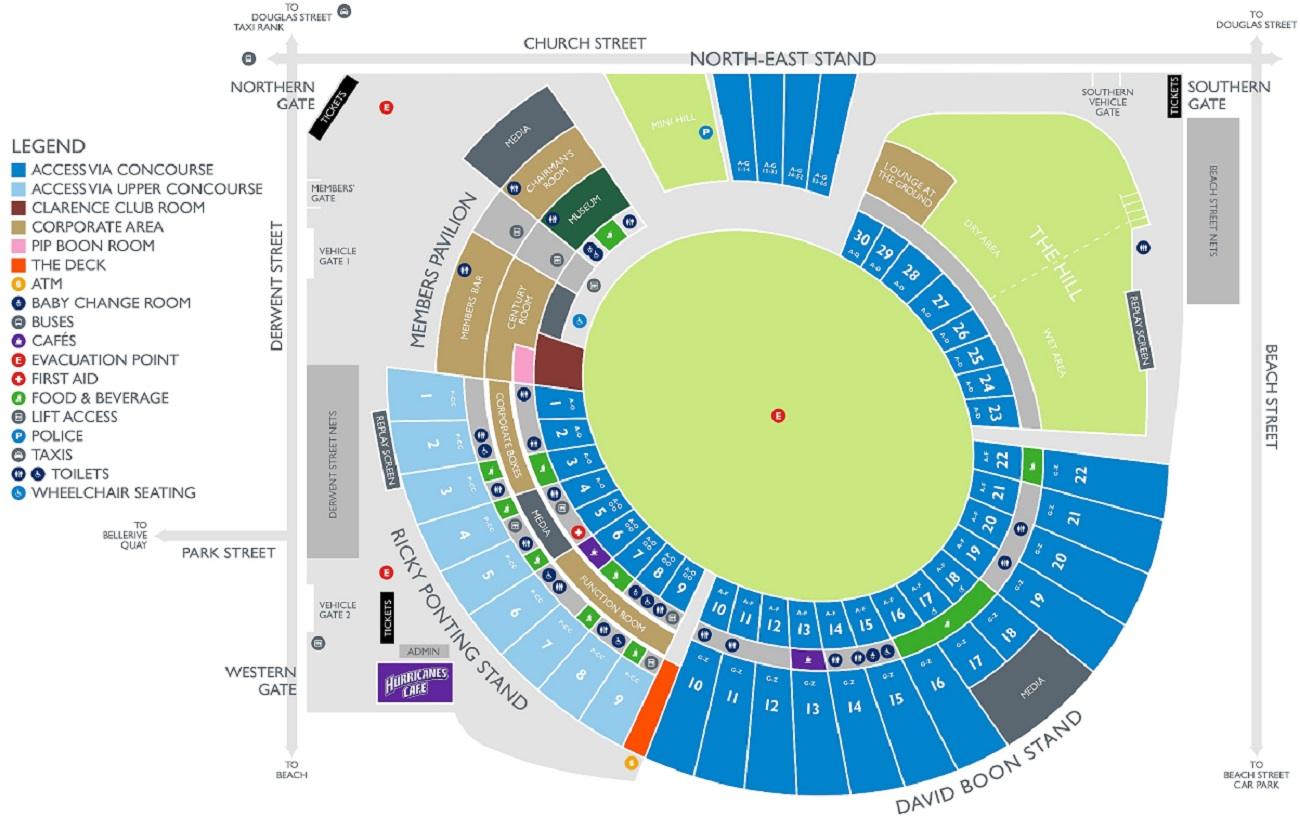 Bellerive Oval Stadium World Cup Tickets, Price, Seat Map, Schedule